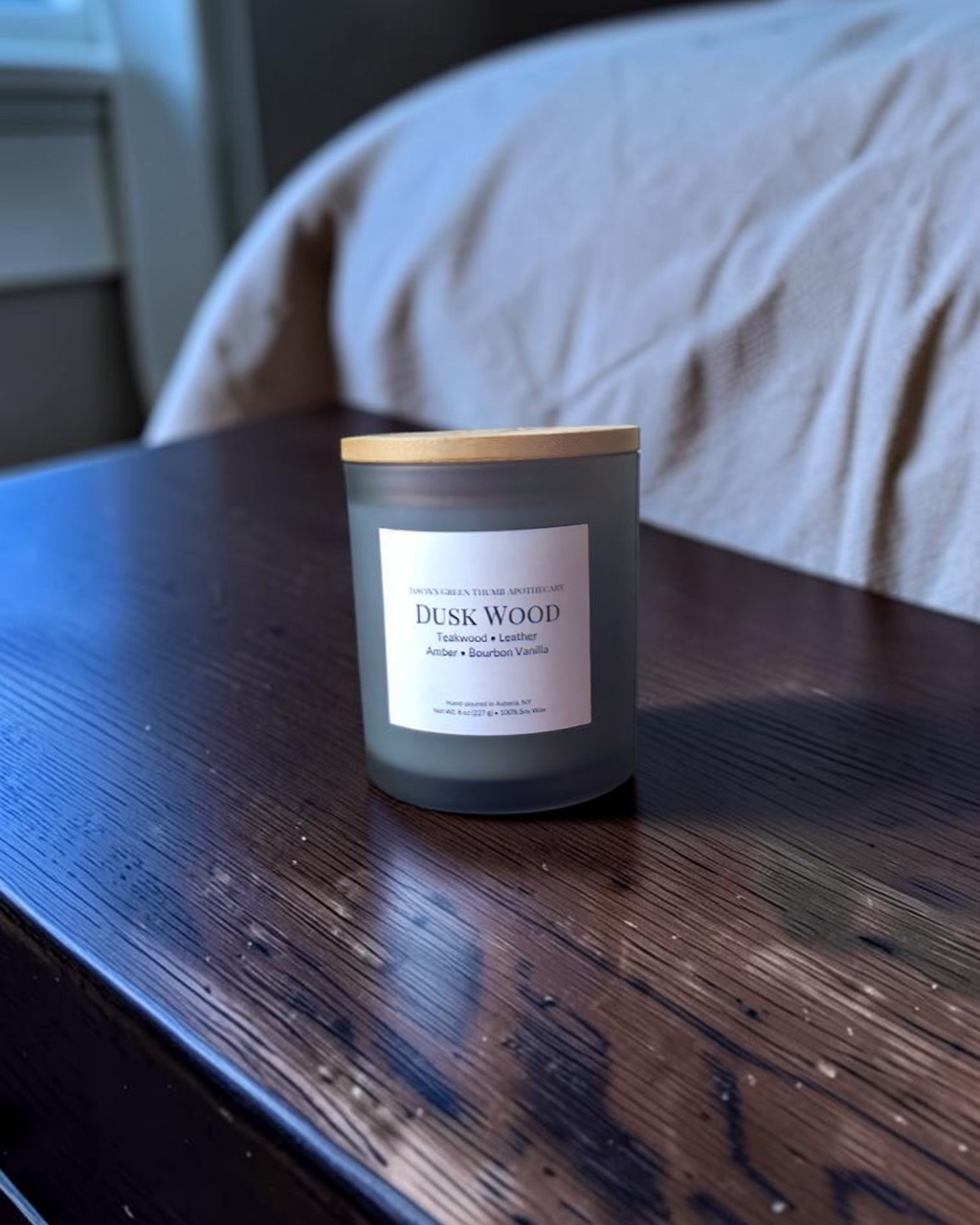 Dusk Wood Candle Closed