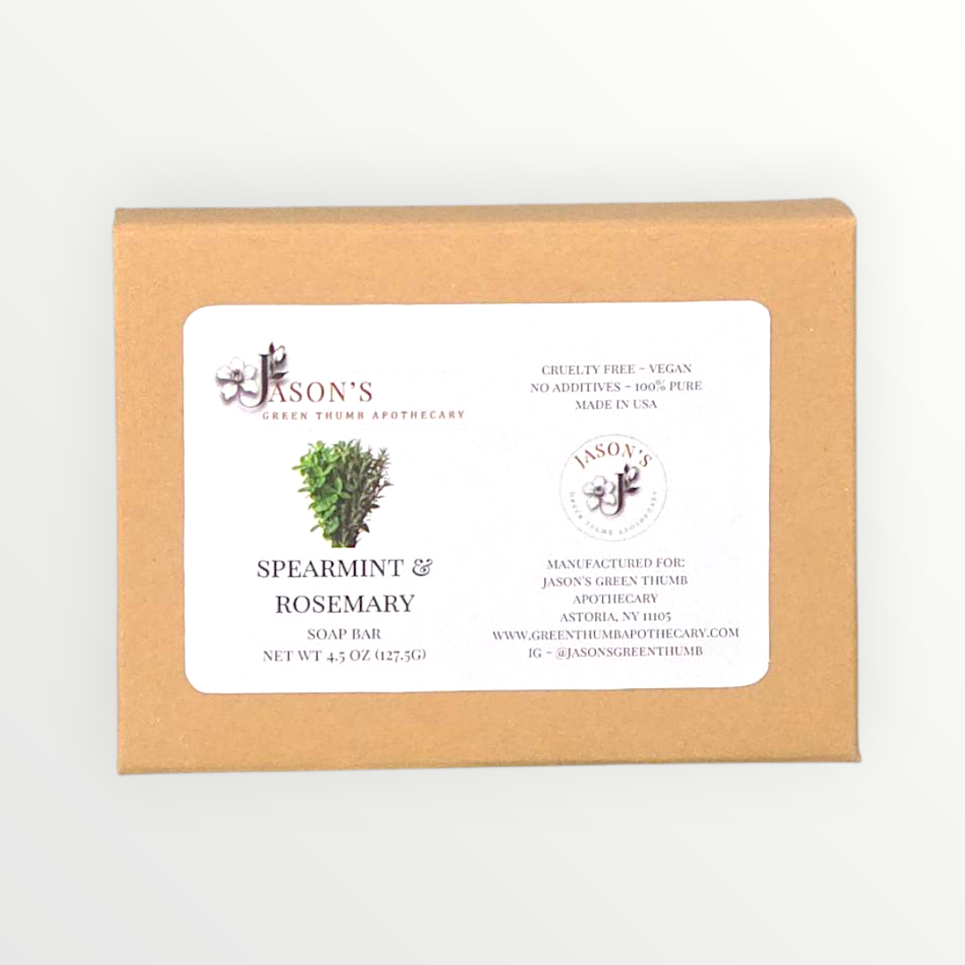 Spearmint Rosemary Cold Process Bar Soap