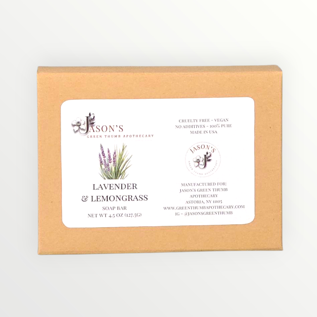 Lavender Lemongrass Cold Process Bar Soap